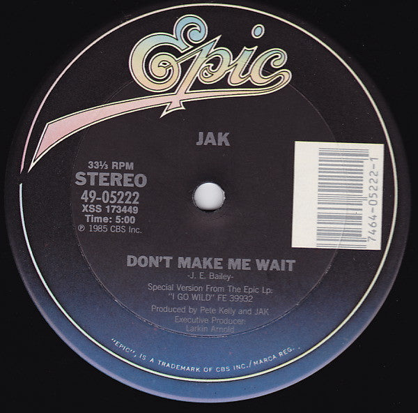 Jak  - Don't Make Me Wait (VG+) (Vinyl LP)