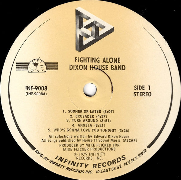 Dixon House Band - Fighting Alone (VG+) (Vinyl LP)