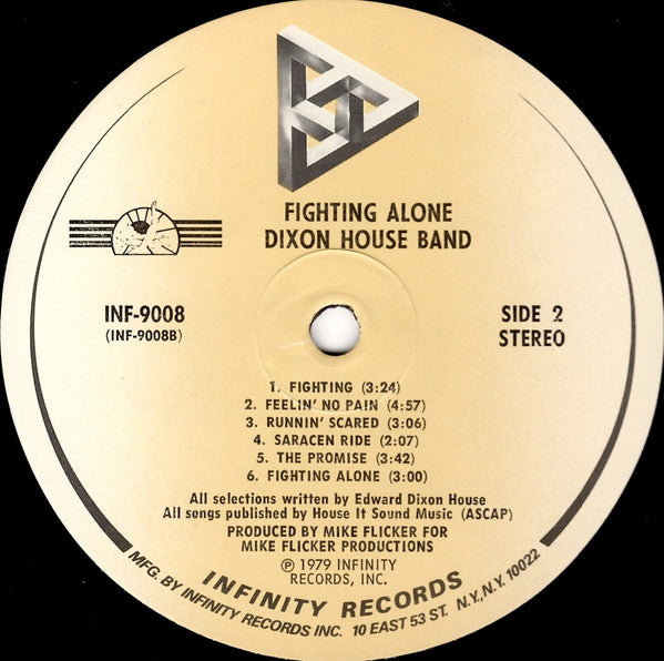 Dixon House Band - Fighting Alone (VG+) (Vinyl LP)