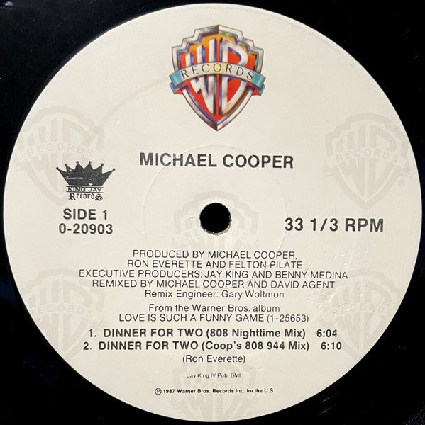 Cooper, Michael - Dinner For Two (NM or M-) (Vinyl LP)