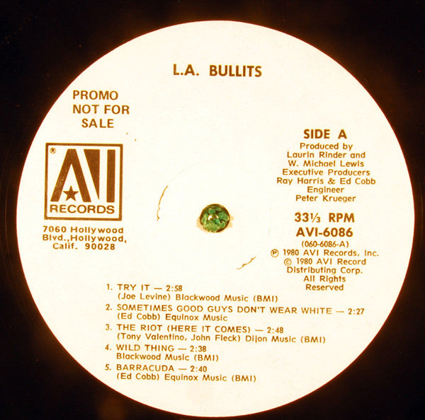L. A. Bullets - L. A. Bullets (VG+) (Vinyl LP)