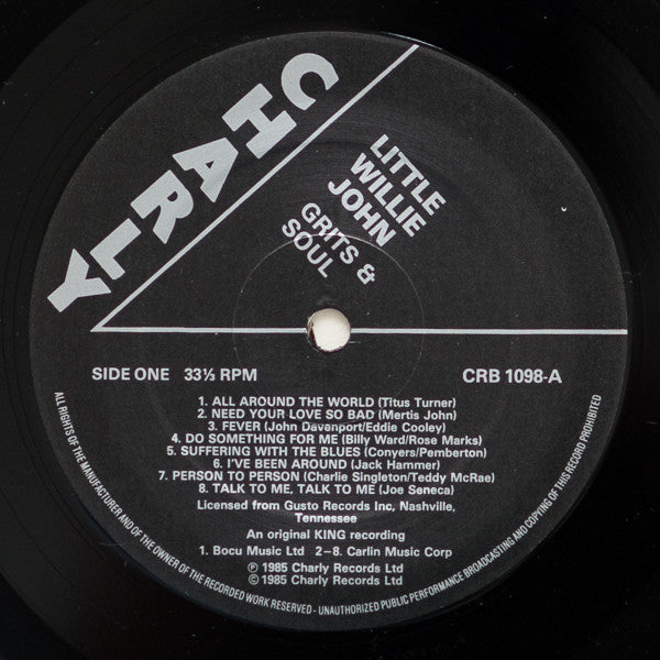 John, Little Willie - Grits And Soul (NM or M-) (Vinyl LP)