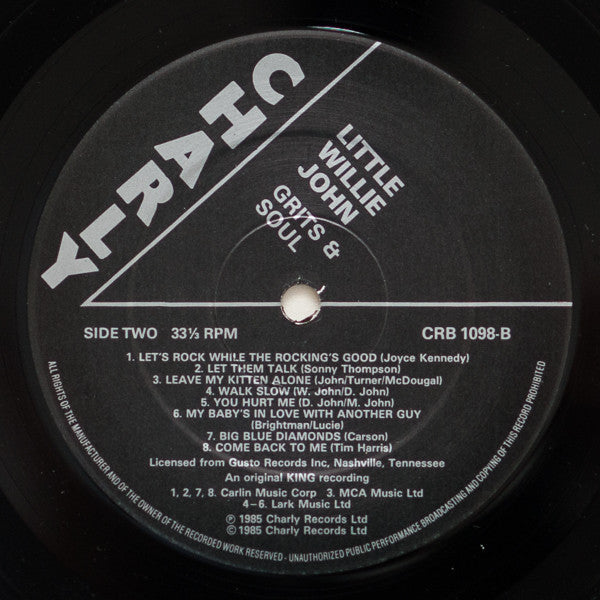 John, Little Willie - Grits And Soul (NM or M-) (Vinyl LP)