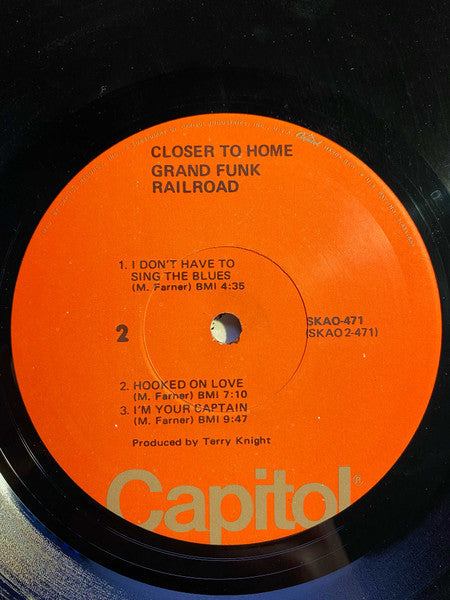 Grand Funk Railroad - Closer To Home (Vinyl, VG+) (Vinyl LP)