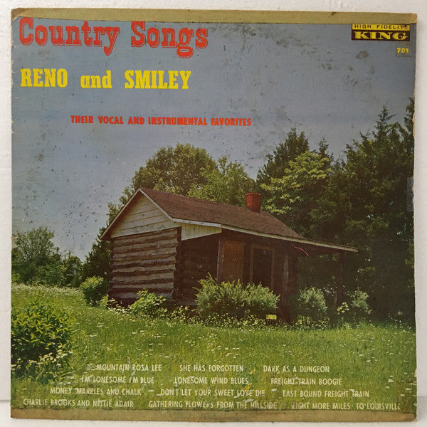 Reno And Smiley - Country Songs (Their Vocal And Instrumental Favorites) (VG) (Vinyl LP)