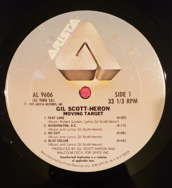 Scott-Heron, Gil - Moving Target (VG+) (Vinyl LP)