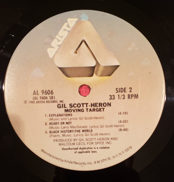 Scott-Heron, Gil - Moving Target (VG+) (Vinyl LP)