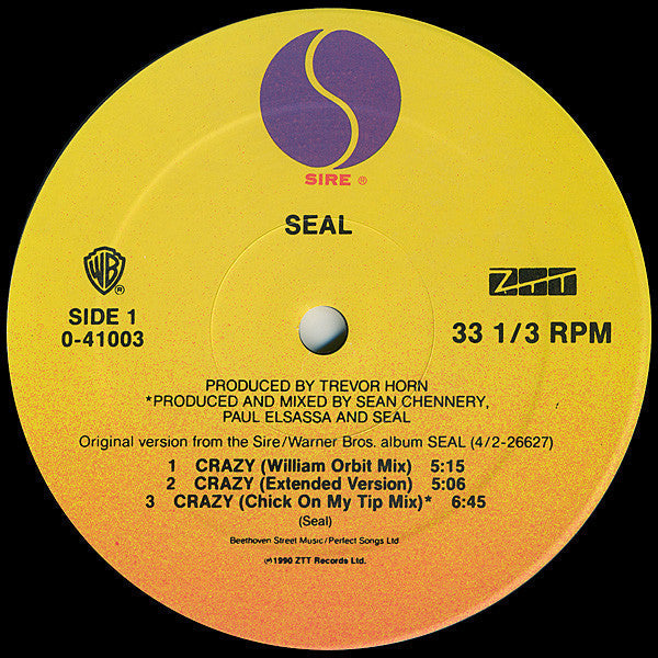 Seal - Crazy (Vinyl, VG) (Vinyl LP)