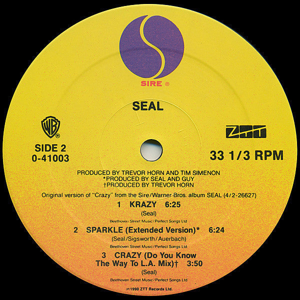 Seal - Crazy (Vinyl, VG) (Vinyl LP)