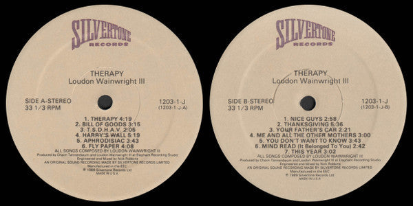 Wainwright III, Loudon - Therapy (NM or M-) (Vinyl LP)