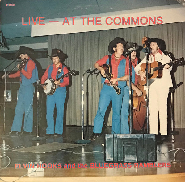 Rooks, Elvin And The Blue Grass Ramblers - Live At The Commons (M) (Vinyl LP)