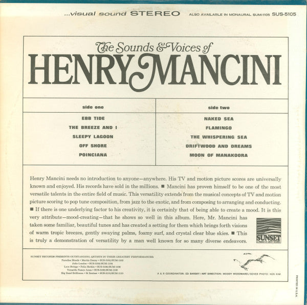 Mancini, Henry - The Sounds & Voices Of Henry Mancini (VG) (Vinyl LP)
