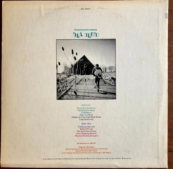Wilson, Bill - Ever Changing Minstrel (Vinyl, VG) (Vinyl LP)