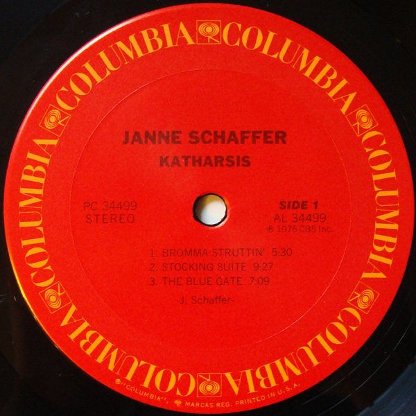 Schaffer, Janne - Katharsis (VG+) (Vinyl LP)