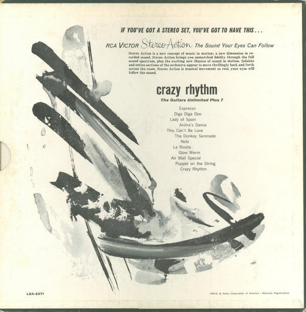 Guitars Unlimited Plus 7 - Crazy Rhythm (VG) (Vinyl LP)