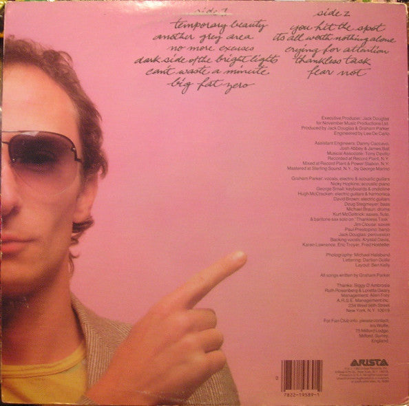 Parker, Graham - Another Grey Area (VG+) (Vinyl LP)