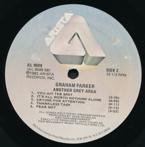 Parker, Graham - Another Grey Area (VG+) (Vinyl LP)