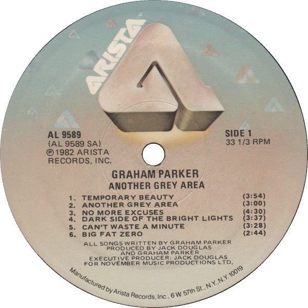 Parker, Graham - Another Grey Area (VG+) (Vinyl LP)