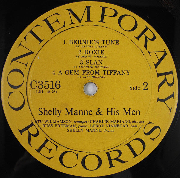 Manne, Shelly & His Men - Vol. 4 - Swinging Sounds (Vinyl, G+) (Vinyl LP)