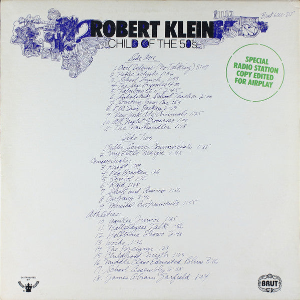 Klein, Robert - Child Of The Fifties (VG) (Vinyl LP)