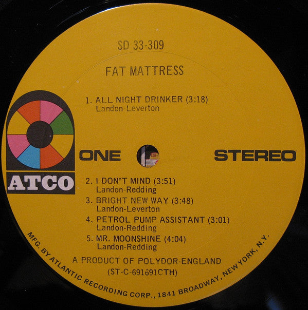 Fat Mattress - Fat Mattress (VG+) (Vinyl LP)