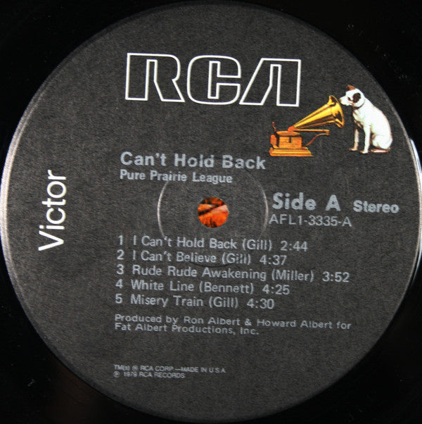 Pure Prairie League - Can't Hold Back (M) (Vinyl LP)