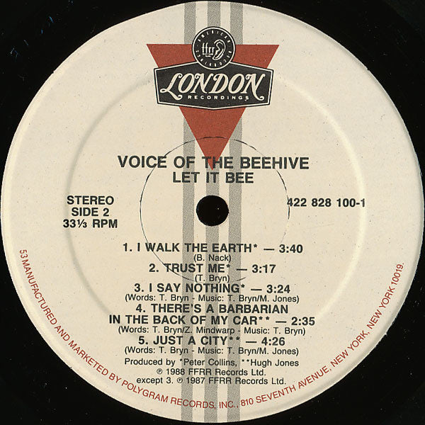 Voice Of The Beehive - Let It Bee (Vinyl, VG+) (Vinyl LP)