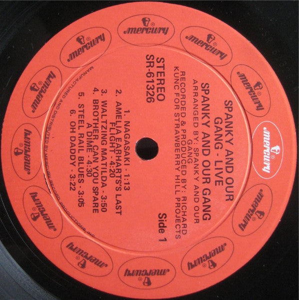 Spanky & Our Gang - Live (VG+) (Vinyl LP)