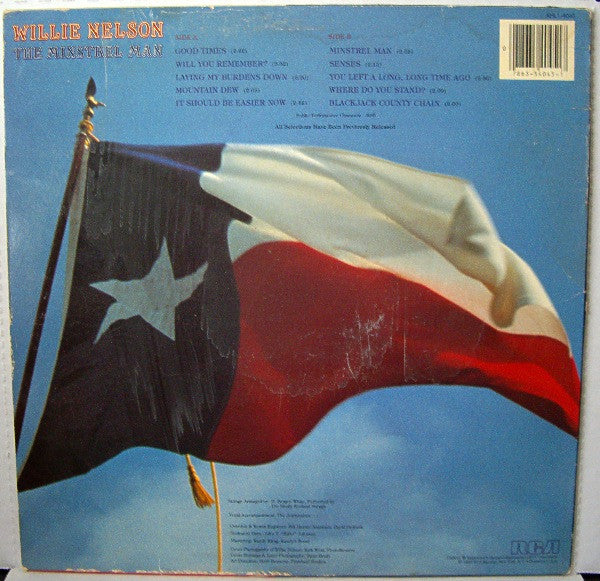 Nelson, Willie - The Minstrel Man (Vinyl, VG+) (Vinyl LP)