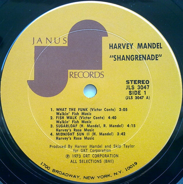 Mandel, Harvey - Shangrenade (VG+) (Vinyl LP)
