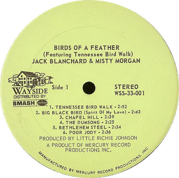 Blanchard, Jack & Misty Morgan - Birds Of A Feather (Vinyl, VG+) (Vinyl LP)
