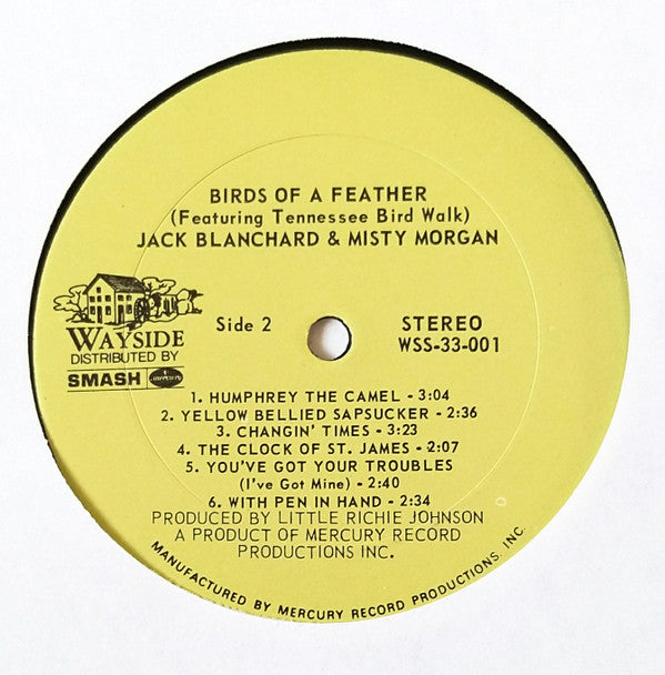 Blanchard, Jack & Misty Morgan - Birds Of A Feather (Vinyl, VG+) (Vinyl LP)
