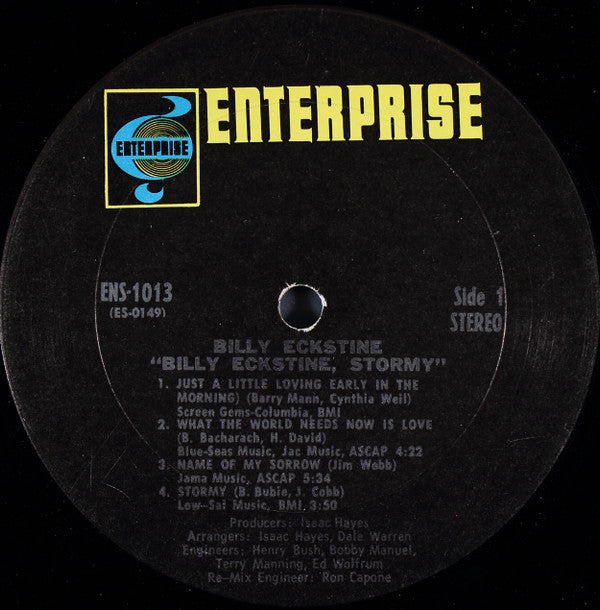 Eckstine, Billy - Stormy (Vinyl, VG+) (Vinyl LP)