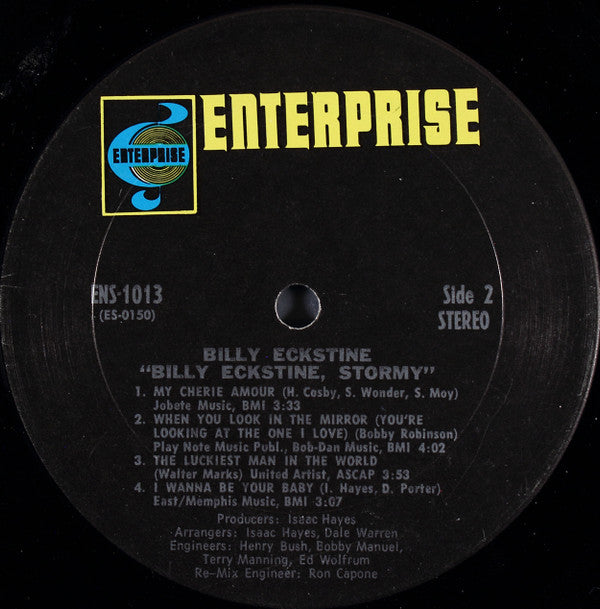 Eckstine, Billy - Stormy (Vinyl, VG+) (Vinyl LP)