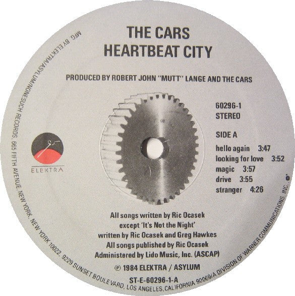 Cars - Heartbeat City (Vinyl, VG+) (Vinyl LP)