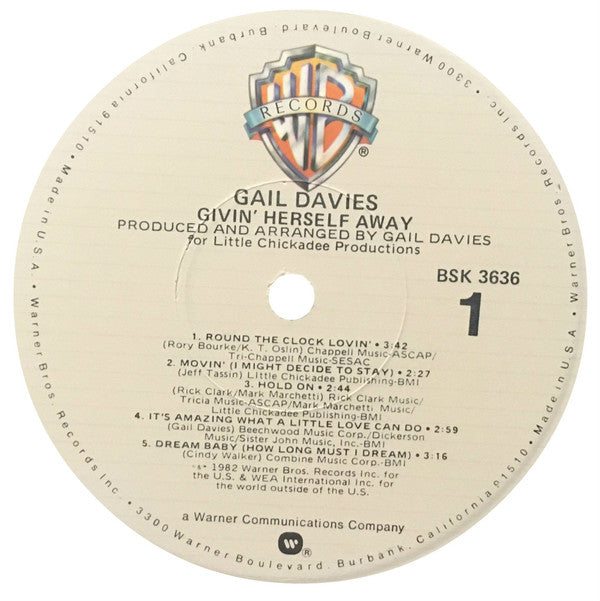 Davies, Gail - Givin' Herself Away (VG+) (Vinyl LP)