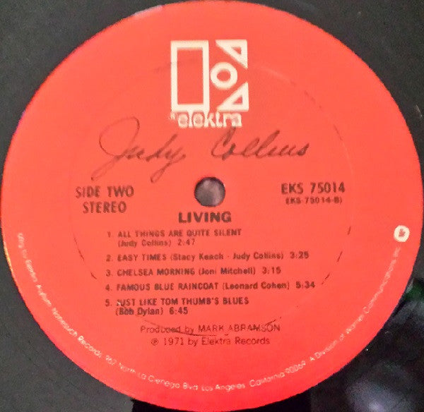 Collins, Judy - Living (NM or M-) (Vinyl LP)