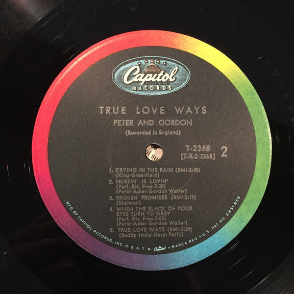 Peter & Gordon - True Love Ways (Vinyl, VG) (Vinyl LP)