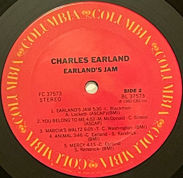 Earland, Charles - Earland’s Jam (VG) (Vinyl LP)