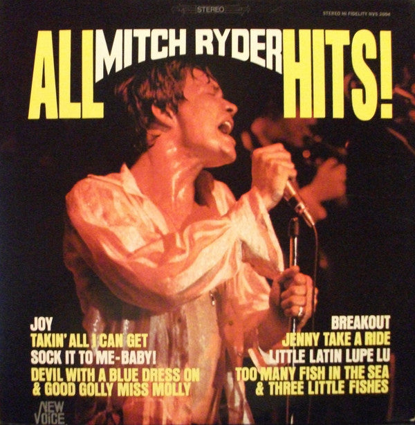 Ryder, Mitch - All Mitch Ryder Hits! (VG) (Vinyl LP)