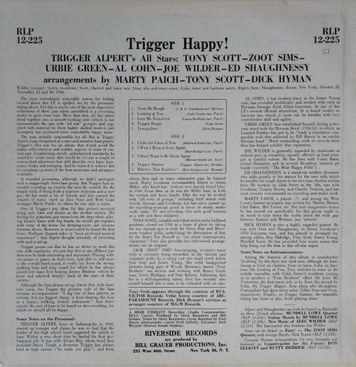 Alpert, Trigger / Absolutely All-star Seven - Trigger Happy! (Vinyl, VG) (Vinyl LP)