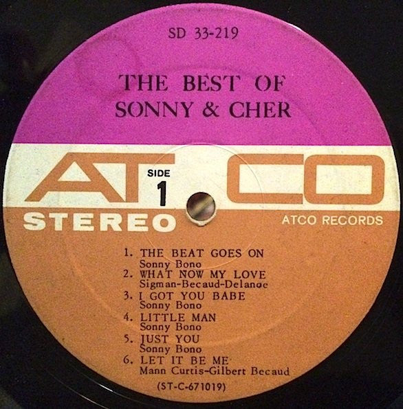 Sonny & Cher - The Best Of Sonny & Cher (Vinyl, VG+) (Vinyl LP)