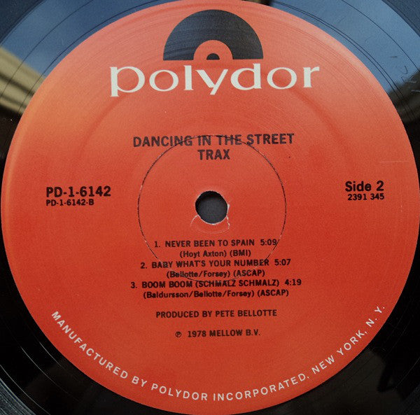 Trax - Dancing In The Street (NM or M-) (Vinyl LP)