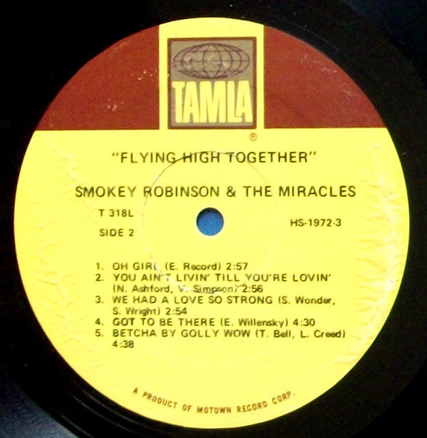 Robinson, Smokey And The Miracles - Flying High Together (Vinyl, VG+) (Vinyl LP)