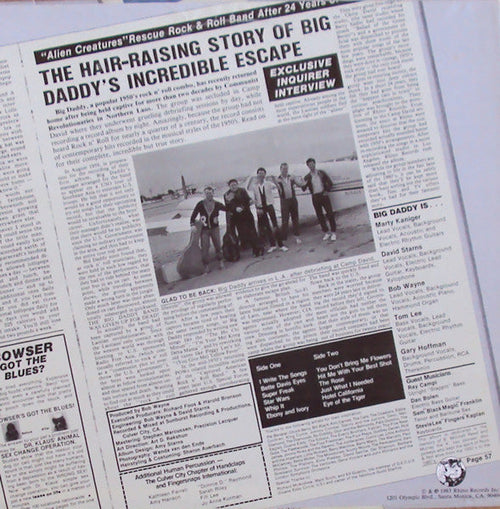 Big Daddy - Big Daddy (VG+) (Vinyl LP)