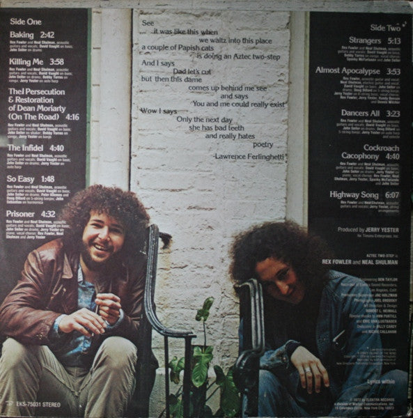 Aztec Two-Step - Aztec Two-Step (VG+) (Vinyl LP)