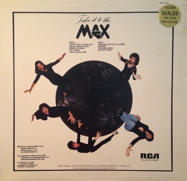 Demian, Max Band - Take It To The Max (Vinyl, VG) (Vinyl LP)