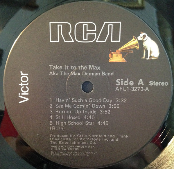 Demian, Max Band - Take It To The Max (Vinyl, VG) (Vinyl LP)