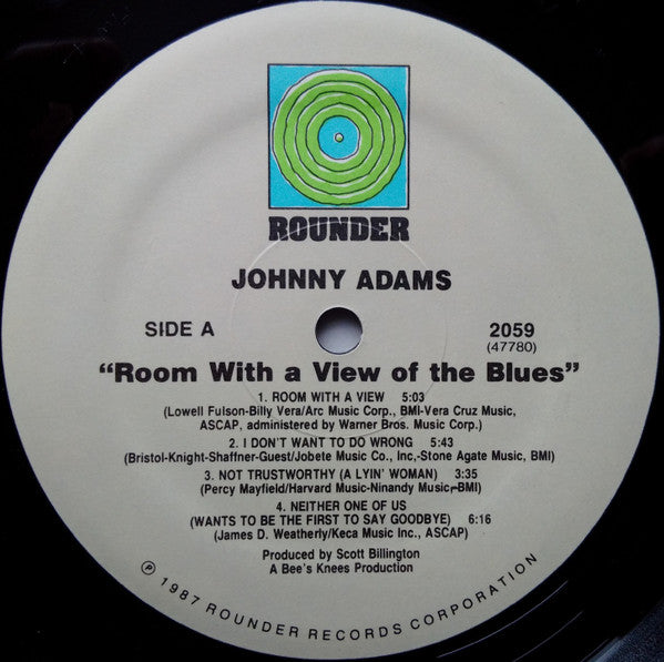 Adams, Johnny - Room With A View Of The Blues (Vinyl, VG+) (Vinyl LP)