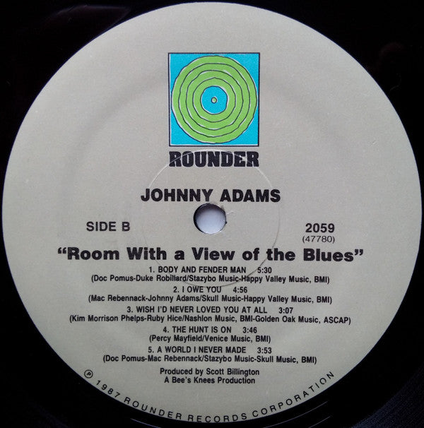 Adams, Johnny - Room With A View Of The Blues (VG+) (Vinyl LP)